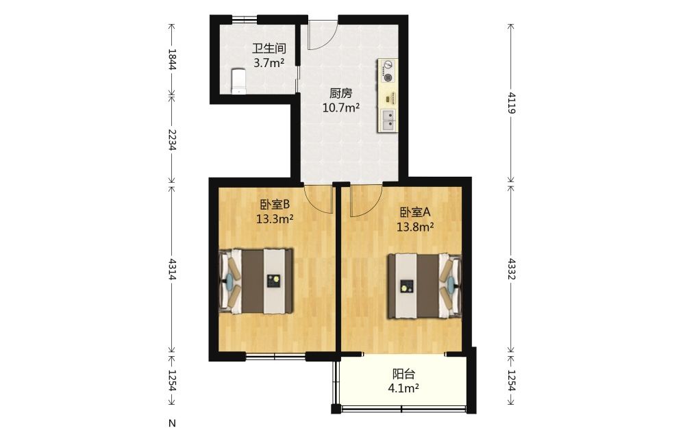 【上海买房卖房】闸北区  闸北场中公寓场中路2800弄  4楼,56.62平米 310万哔哩哔哩bilibili