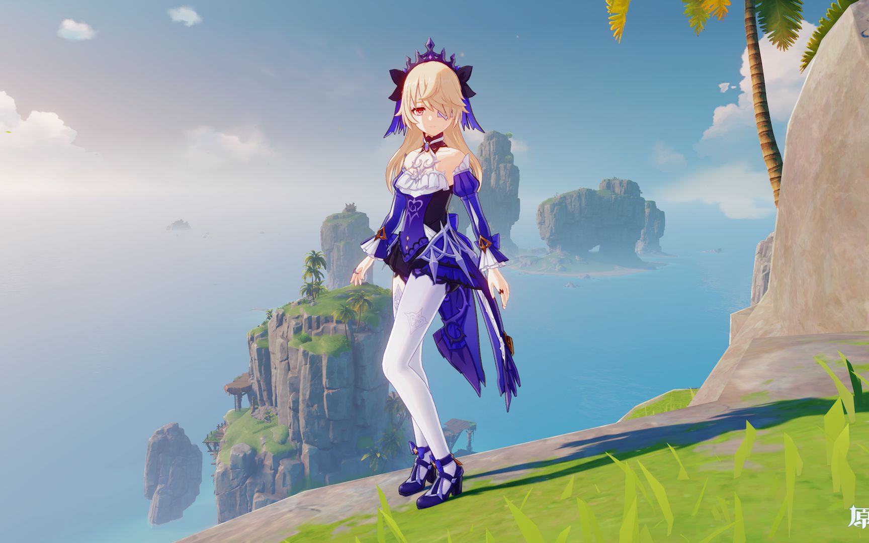 菲谢尔新皮肤「极夜真梦」 4k 60fps hdr效果_哔哩哔哩bilibili_原神