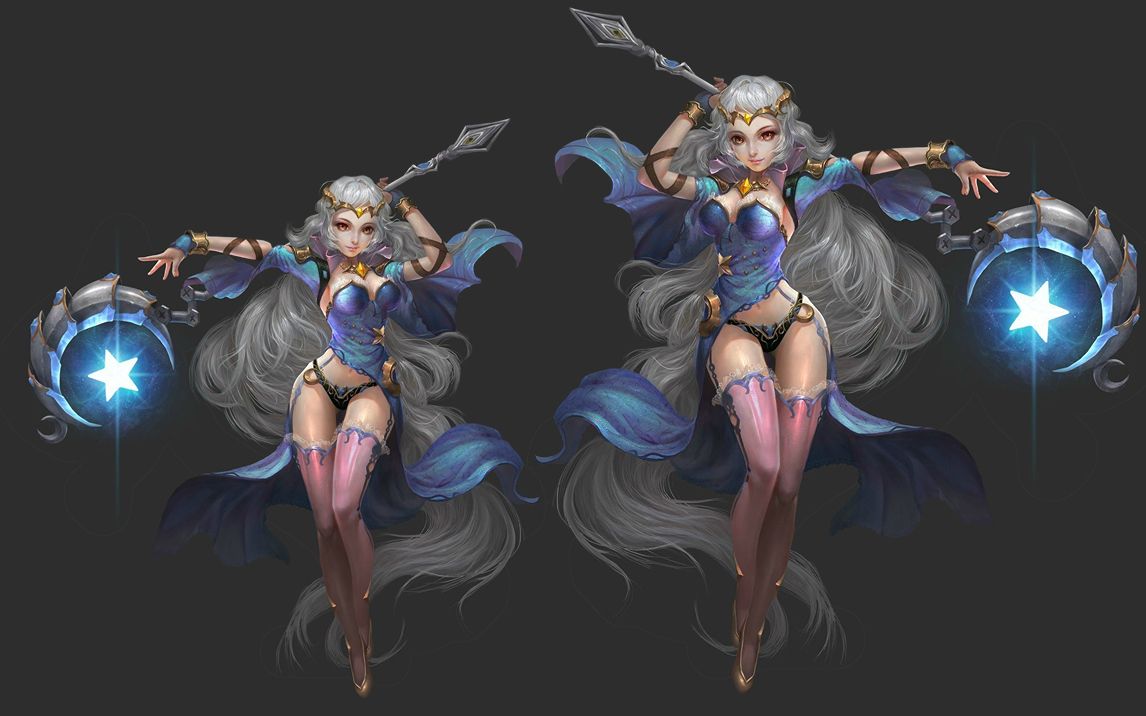 【3dmax建模教程】3d手绘游戏角色建模,三小时做出性感大长腿