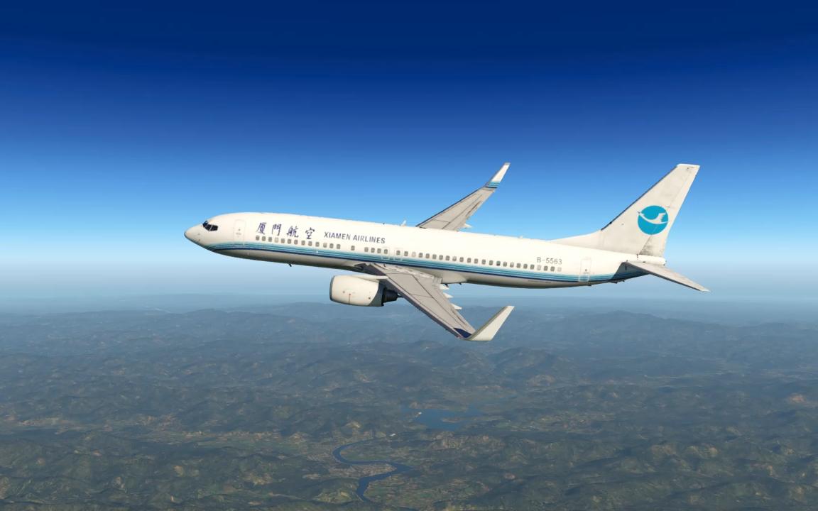 xplane11航班飞行波音737800杭州厦门第五集平飞看风景