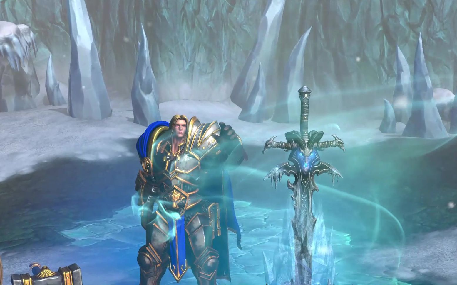 阿尔萨斯拔出霜之哀伤,war3重制版