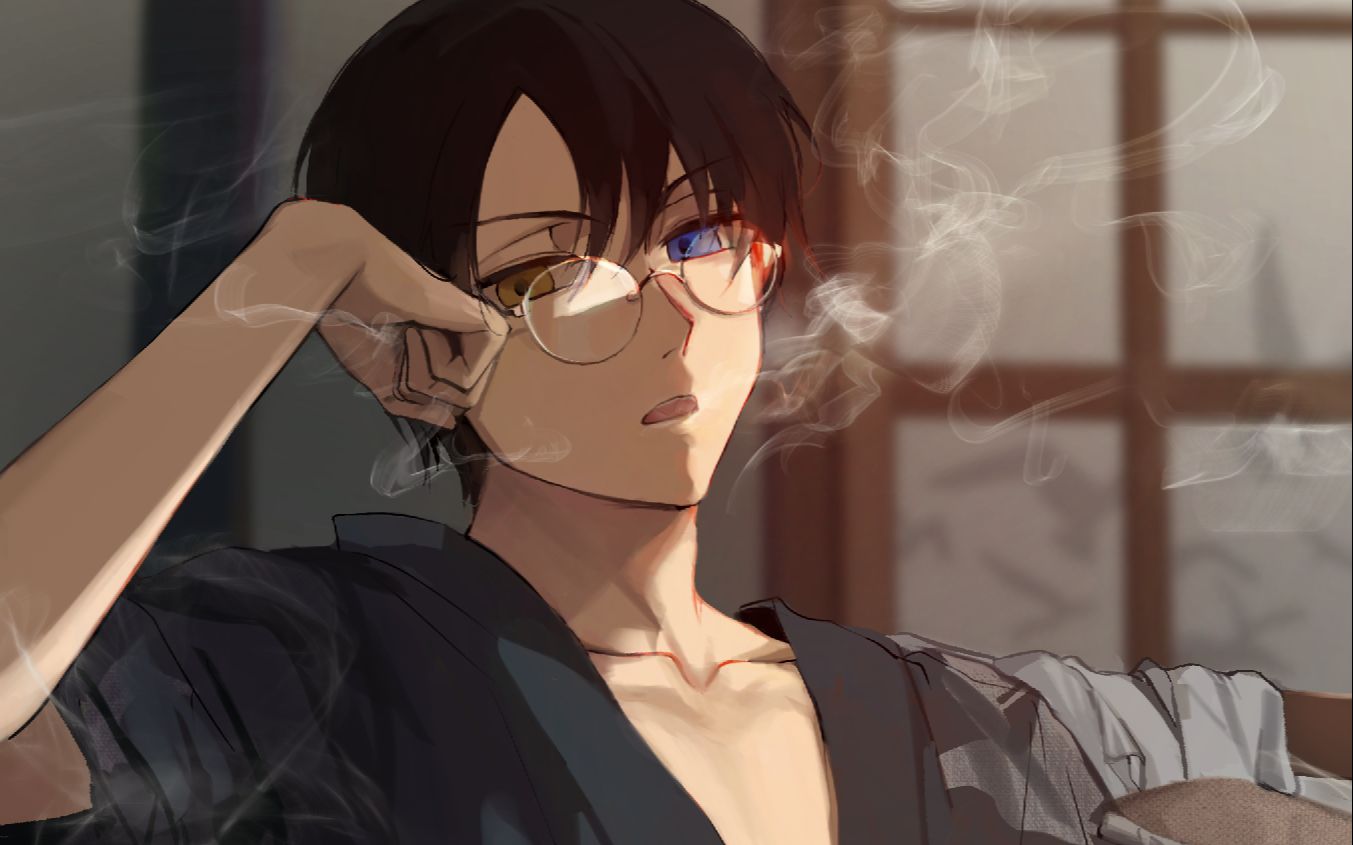 【live2d动画】吞云吐雾的四月一日君寻