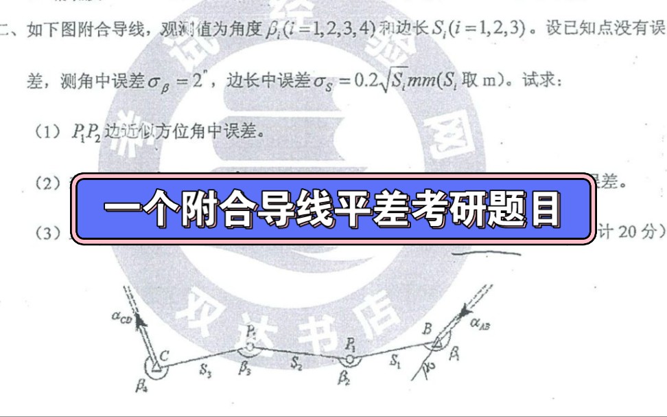 給出了詳細的做題步驟,包括座標方位角遞推,誤差橢圓三要素求法,座標