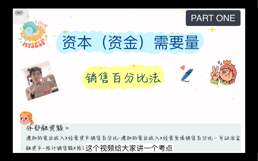 【财管公式不用背系列】资本(资金)需要量预测方法销售百分比法1/CPA财务成本管理/中级财务管理哔哩哔哩bilibili