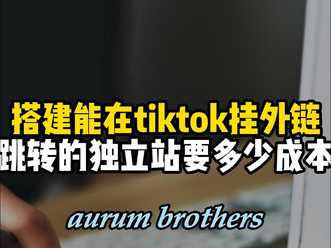 搭建能在tiktok挂外链跳转的独立站需要多少成本哔哩哔哩bilibili