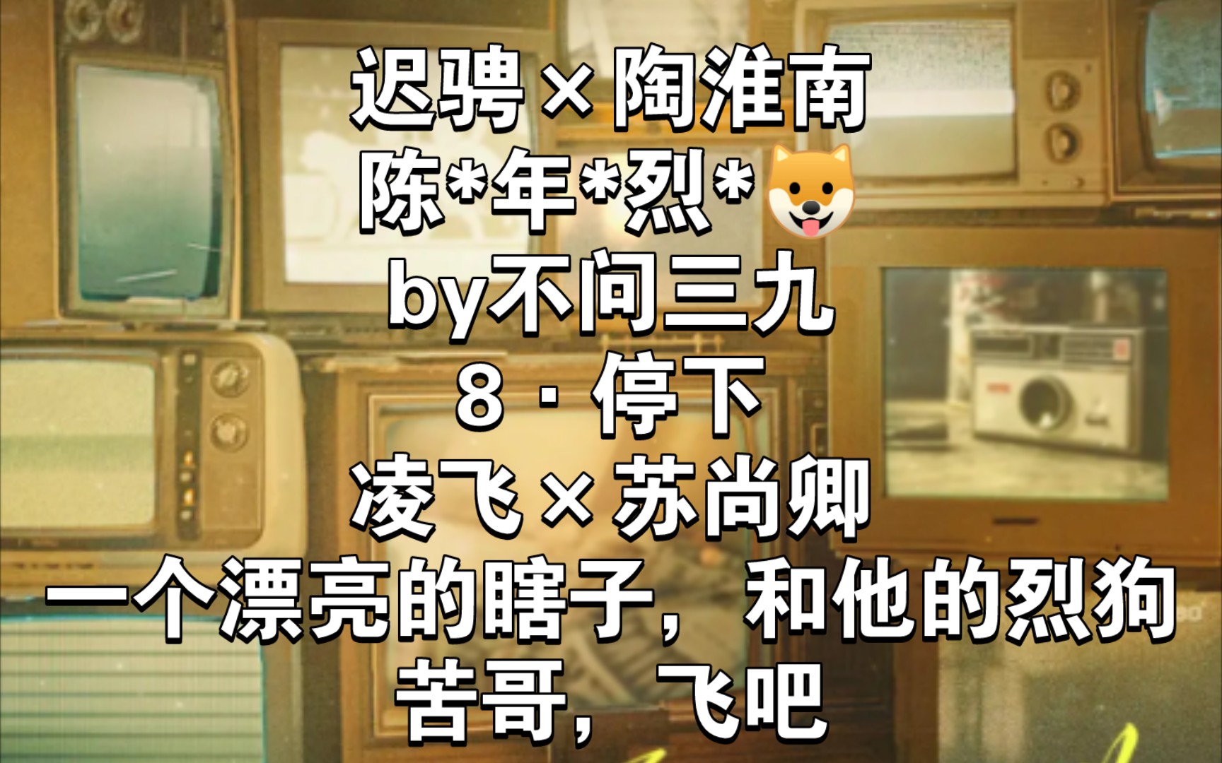 迟骋×陶淮南Ⅱ8·停下/凌飞×苏尚卿/一个漂亮的瞎子,和他的烈狗/苦