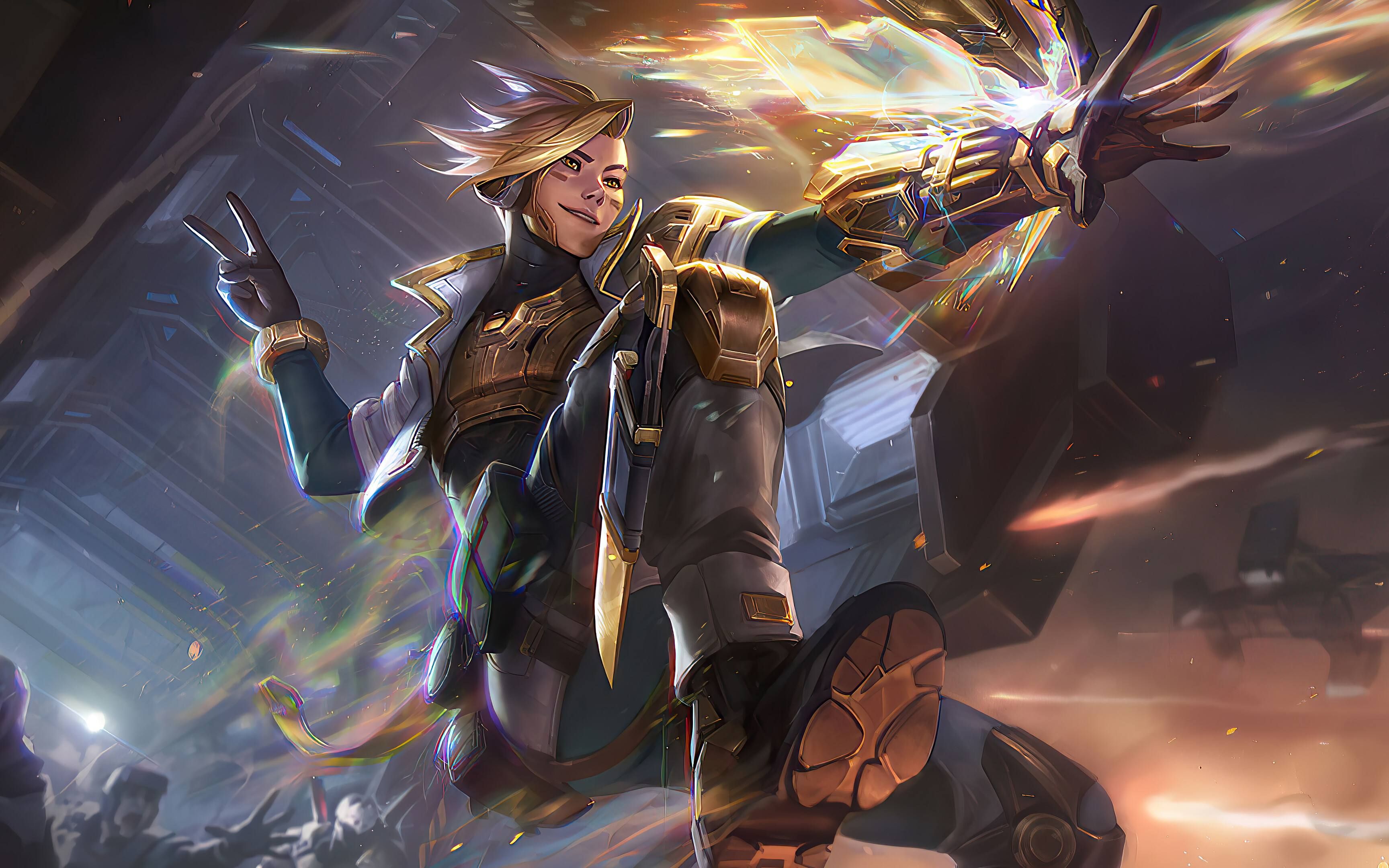 元老伊泽瑞尔(奥迪车):盲视野大招抢峡谷先锋!