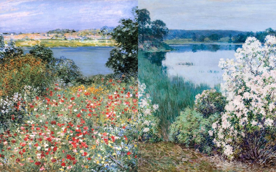 [图]【4K】来自自然的真意和力量，美国印象派风景画家Willard Leroy Metcalf作品欣赏。