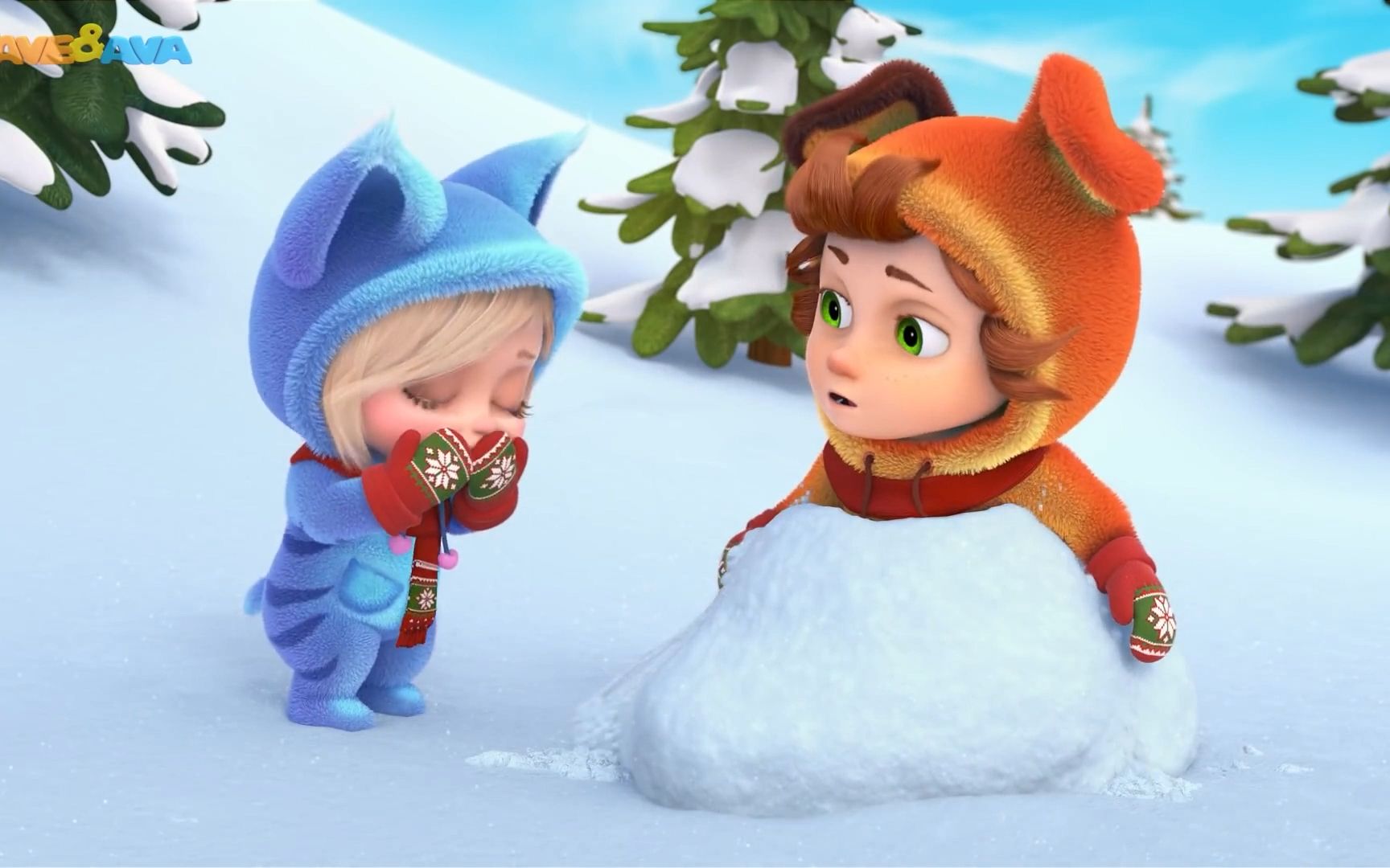 winter fun christmas songs英语启蒙歌曲 童谣 英文启蒙儿歌 动画