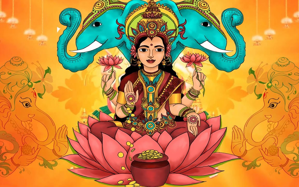 吉祥天女ⷤ$$财神心咒《Lakshmi Kubera Mantra》哔哩哔哩bilibili