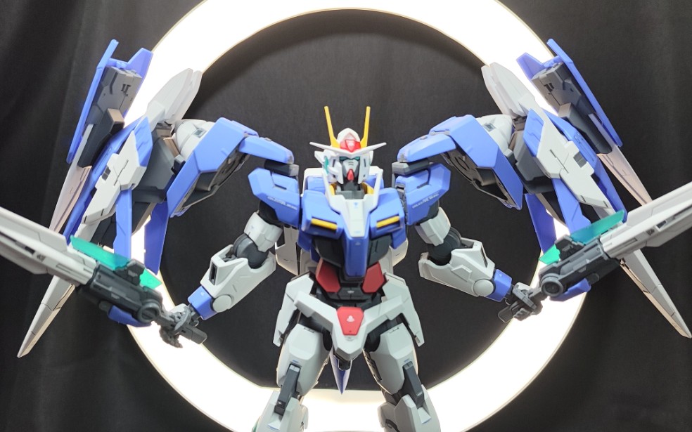 mg 1/100 oo raiser高达 升降翼 00r 强化敢达