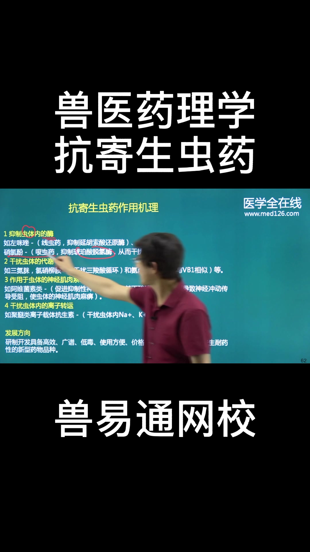 执业兽医资格考试兽医药理学抗寄生虫药兽易通网校哔哩哔哩bilibili