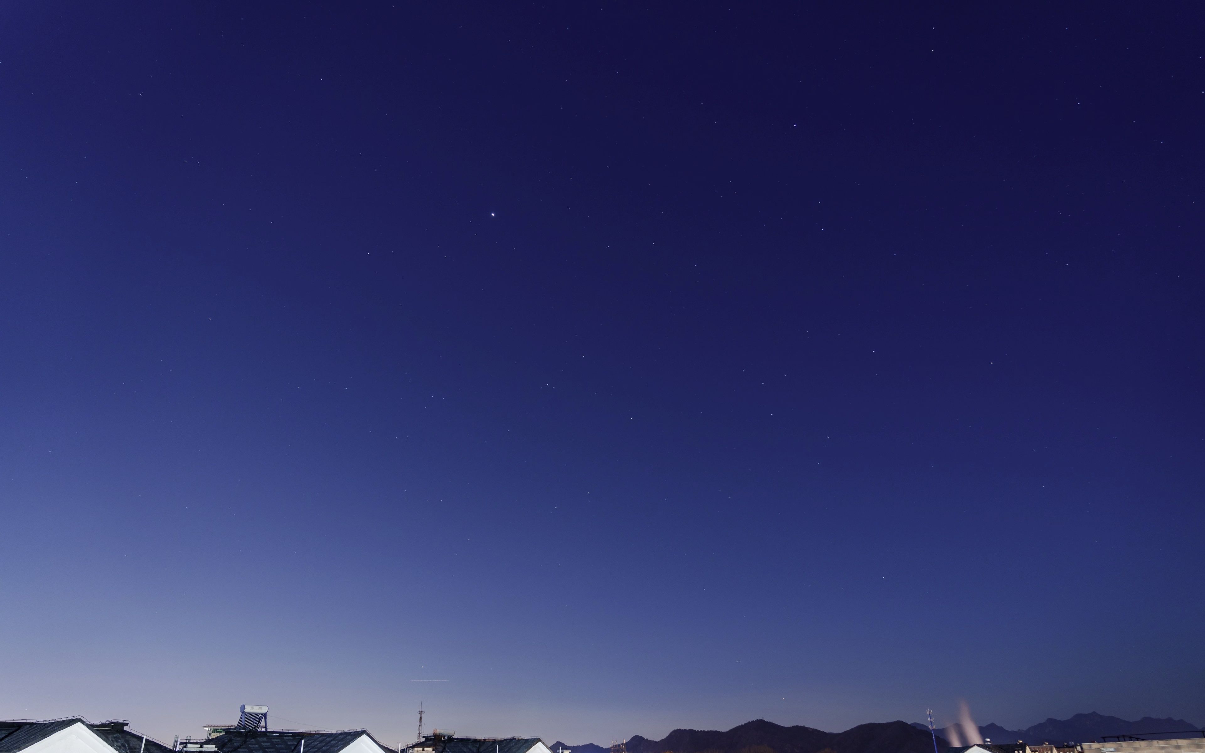 【4k-hdr】星空-日转夜延时摄影