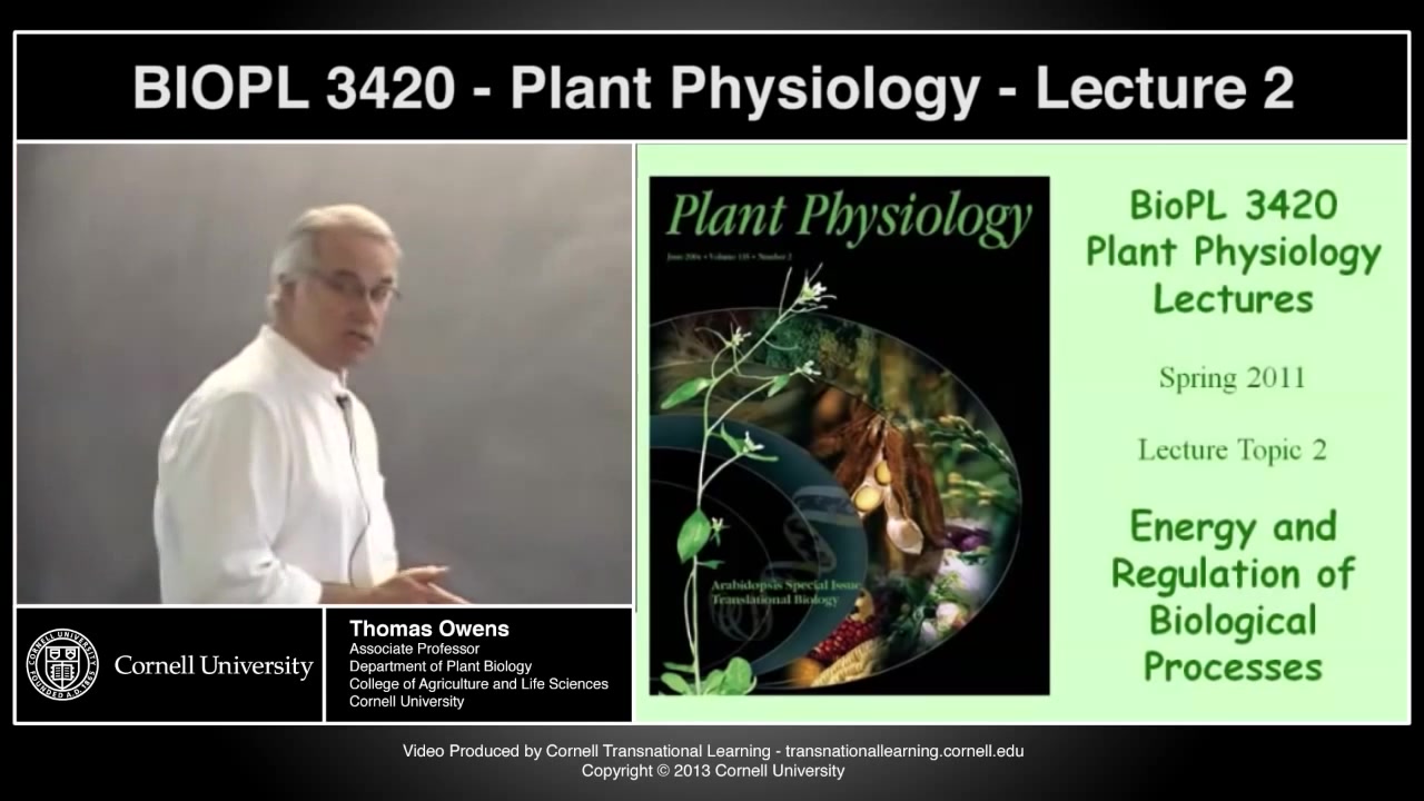 [图]BIOPL3420 - Plant Physiology 植物生理学