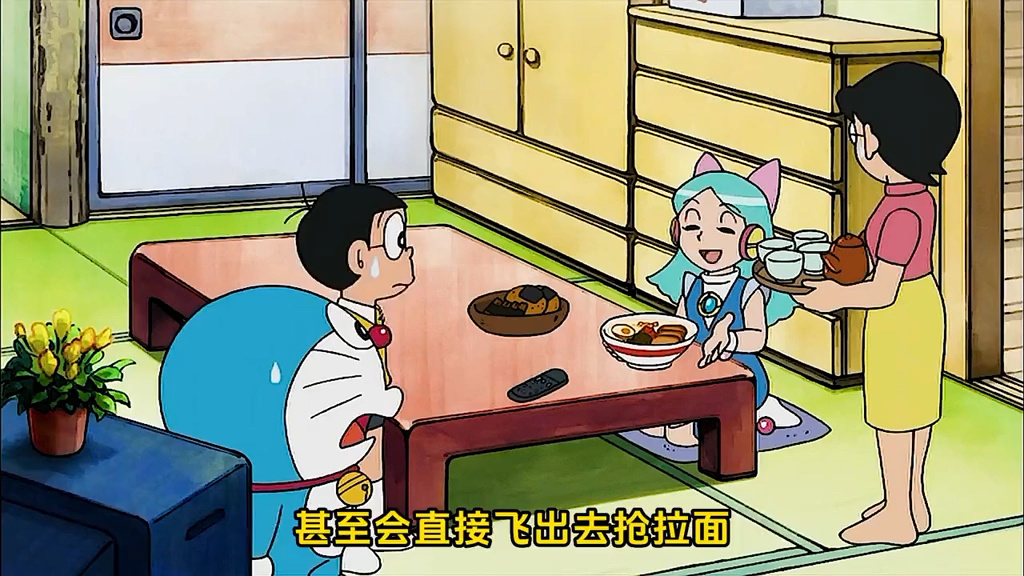 哆啦a梦:来自未来世界的机器少女露莉,为了接近大雄竟爱上了他