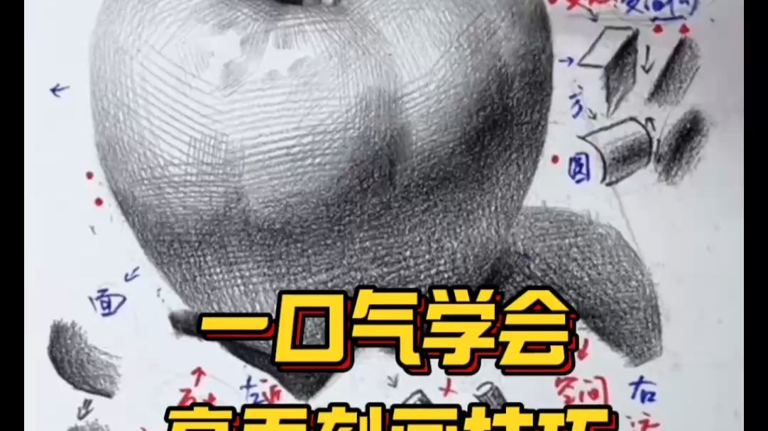 只要掌握好素描思路和方法，没有你不会画的素描！