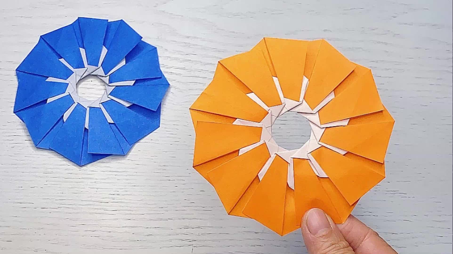 花环折纸教程