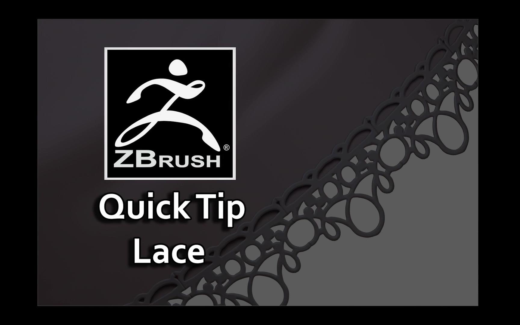 zbrushzb蕾丝花纹制作技巧