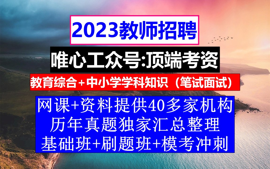 教师招聘,教师招聘政审表填写模板,小学数学教师招聘考试真题哔哩哔哩bilibili