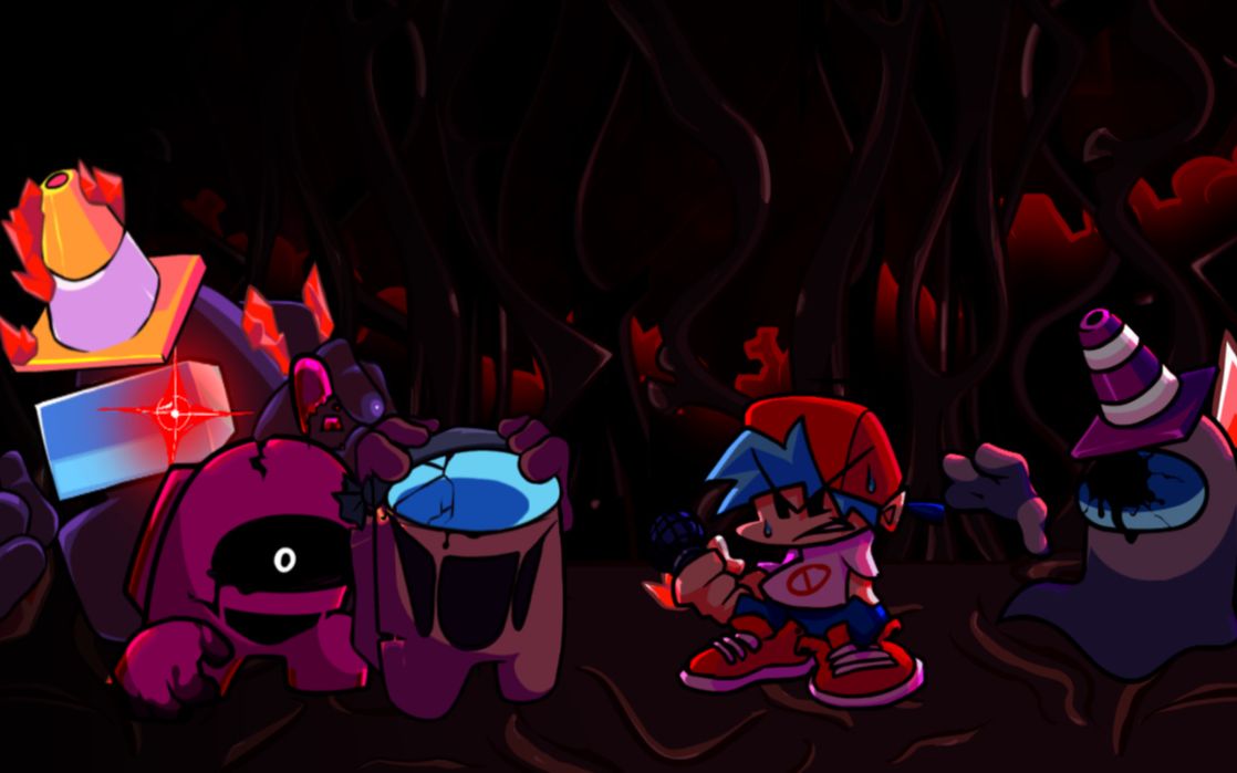 fnf优质还原模组【内鬼v4 三重击杀 粉丝还原】triple kill