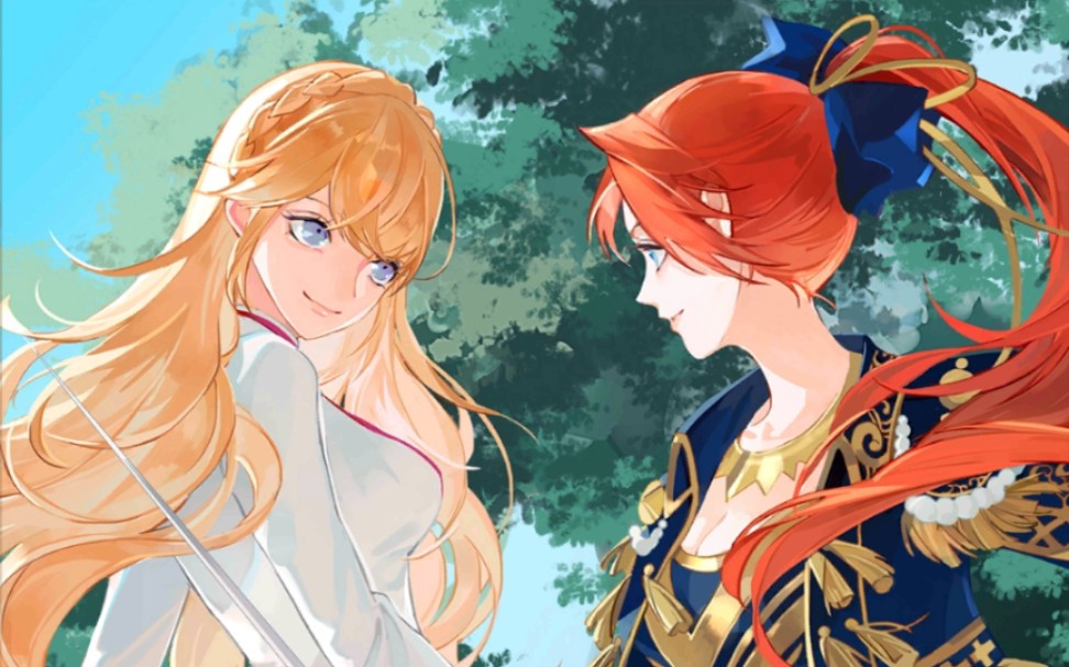 【套装cg】《螺旋圆舞曲》斗士之心cg 玛格达×琪薇_哔哩哔哩