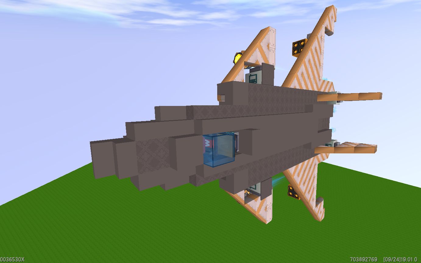 迷你世界:最美战斗机,就是有点废手_哔哩哔哩bilibili_迷你世界