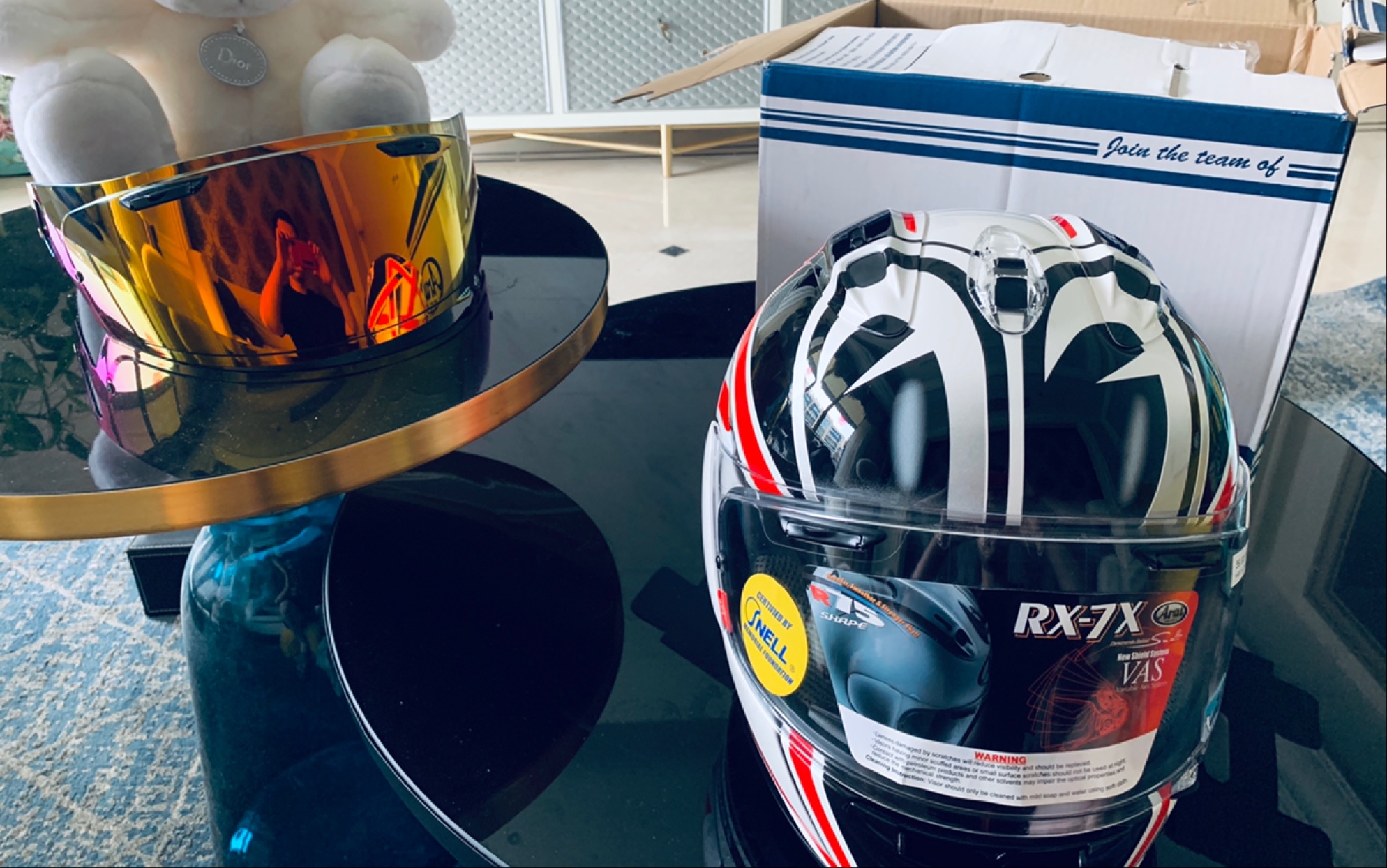 arai大眼56签名版头盔开箱