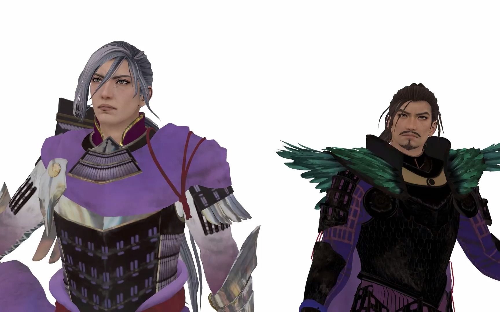 战国无双mmd战国无双5织田信长明智光秀壮年版模型配布无渲染预览