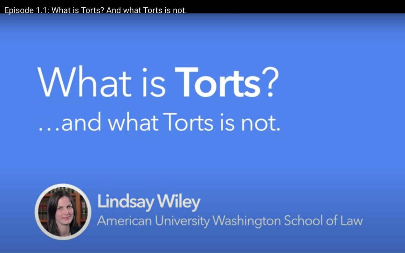 侵权法Episode 1.1 What is Torts? And what Torts is not.哔哩哔哩bilibili