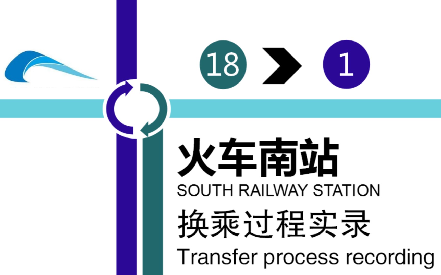 [三线客流大站]【成都地铁】火车南站换乘过程 18号线