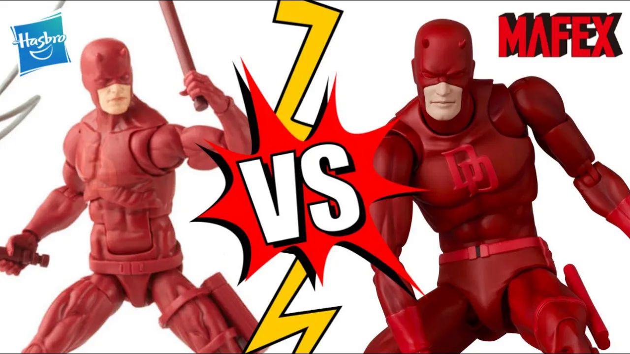 [图]【对比】夜魔侠 Medicom Toy (Mafex) vs Marvel Legends (Hasbro)