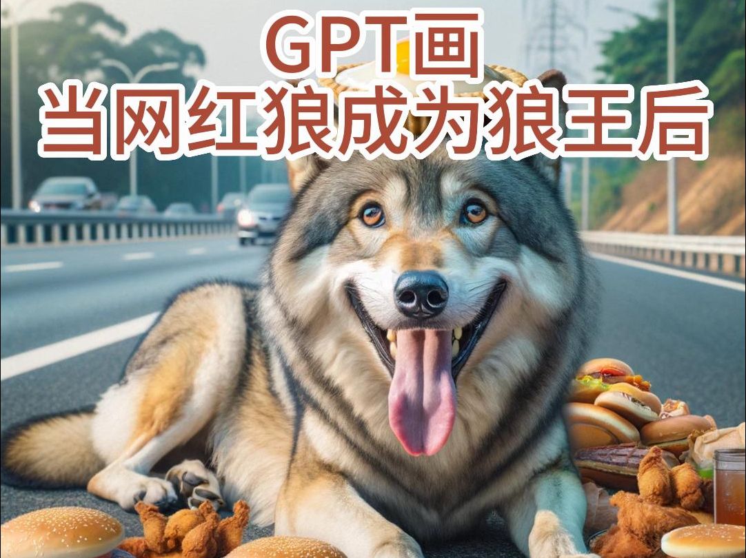 [图]GPT画当网红狼成为狼王后