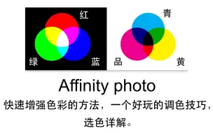 Скачать видео: affinity photo快速增强色彩的方法，一个好玩的调色技巧，选色详解。