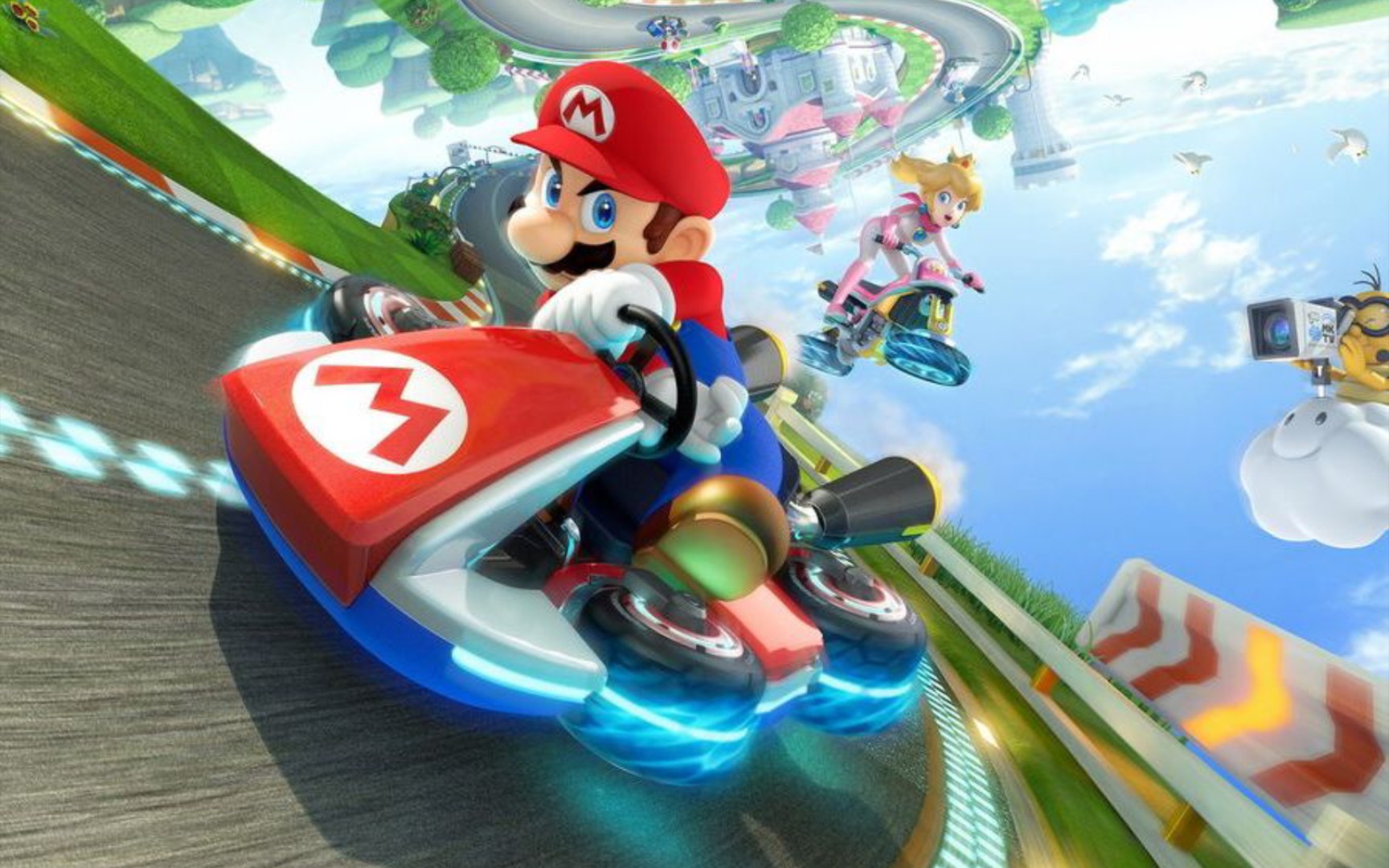 wiiu 马里奥赛车8 150cc 蘑菇杯