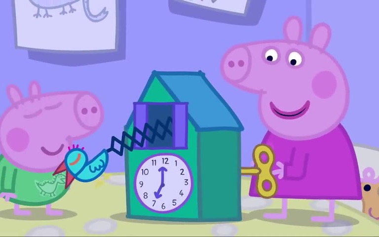 [图]小猪佩奇-布谷鸟钟 Peppa Pig Wutz Deutsch Die Kuckucksuhr