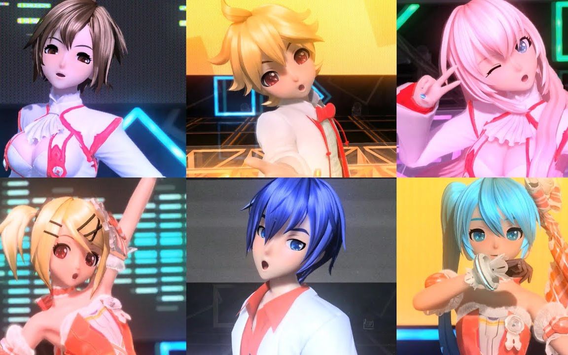 【pdaft mod】hand in hand【镜音双子 巡音ルカ meiko kaito 初音ミ