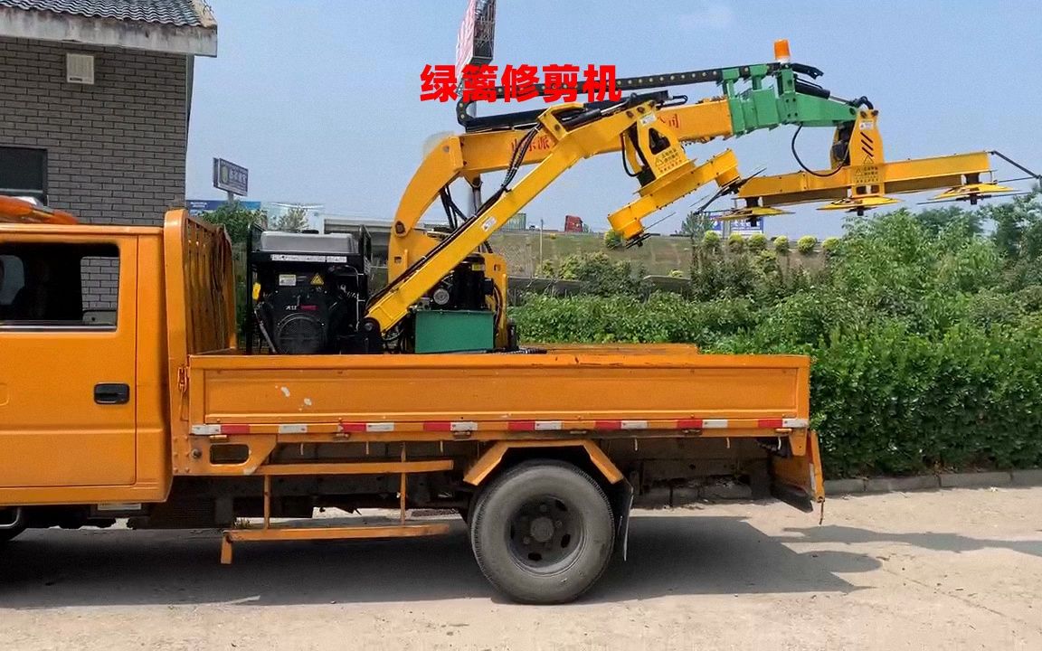 省道绿化带绿篱修剪机 高枝修剪绿篱修剪机 高坡修剪绿篱机