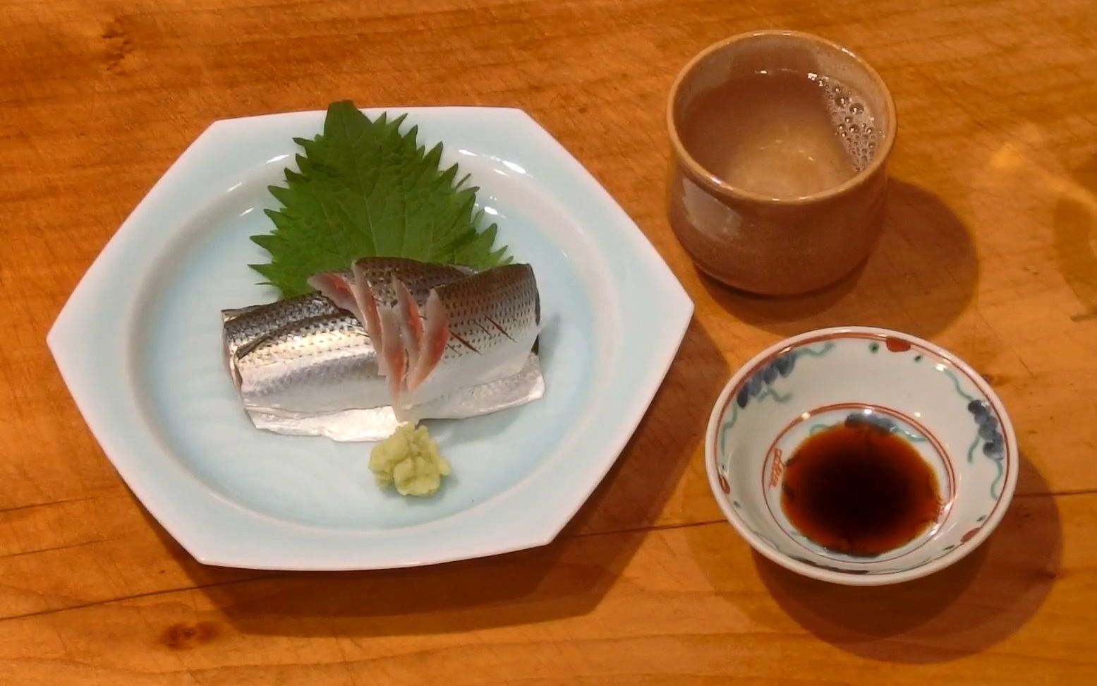 日本料理 - 醋腌鰶鱼