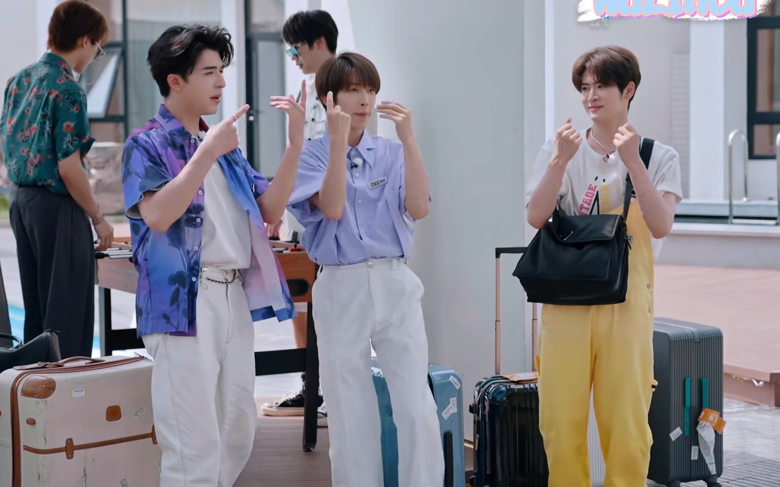 【into1团综花絮】刘宇力丸尹浩宇跳《pop》