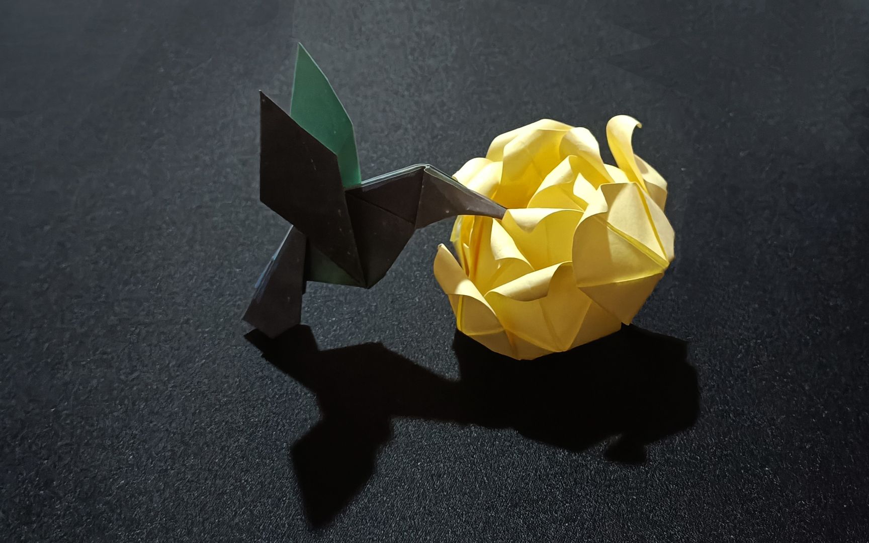 活动作品折纸分享蜂鸟