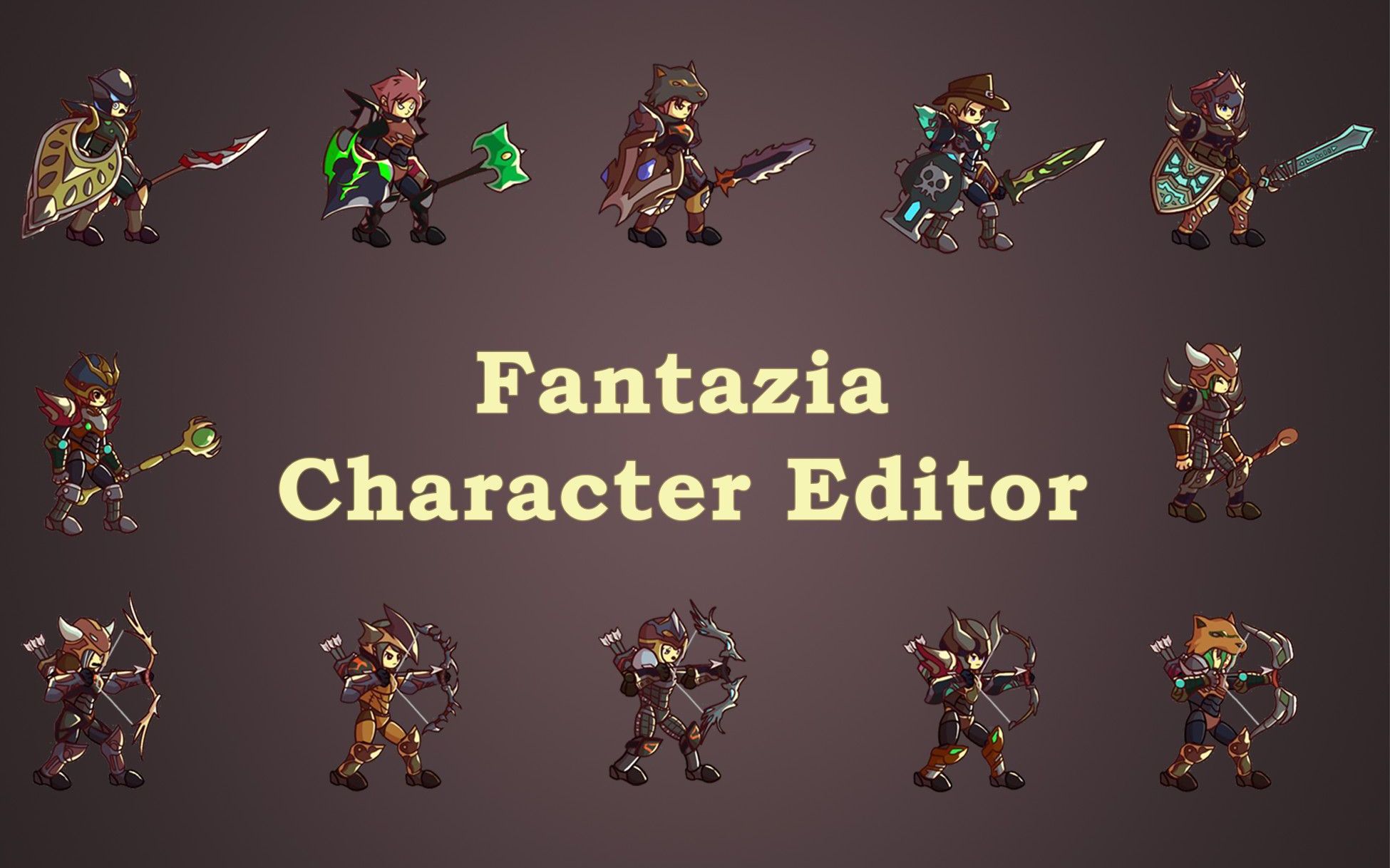 【Unity素材推荐】2D左右向人物创建编辑工具 Character Editor Fantazia 推荐指数【★★★★✩】哔哩哔哩bilibili