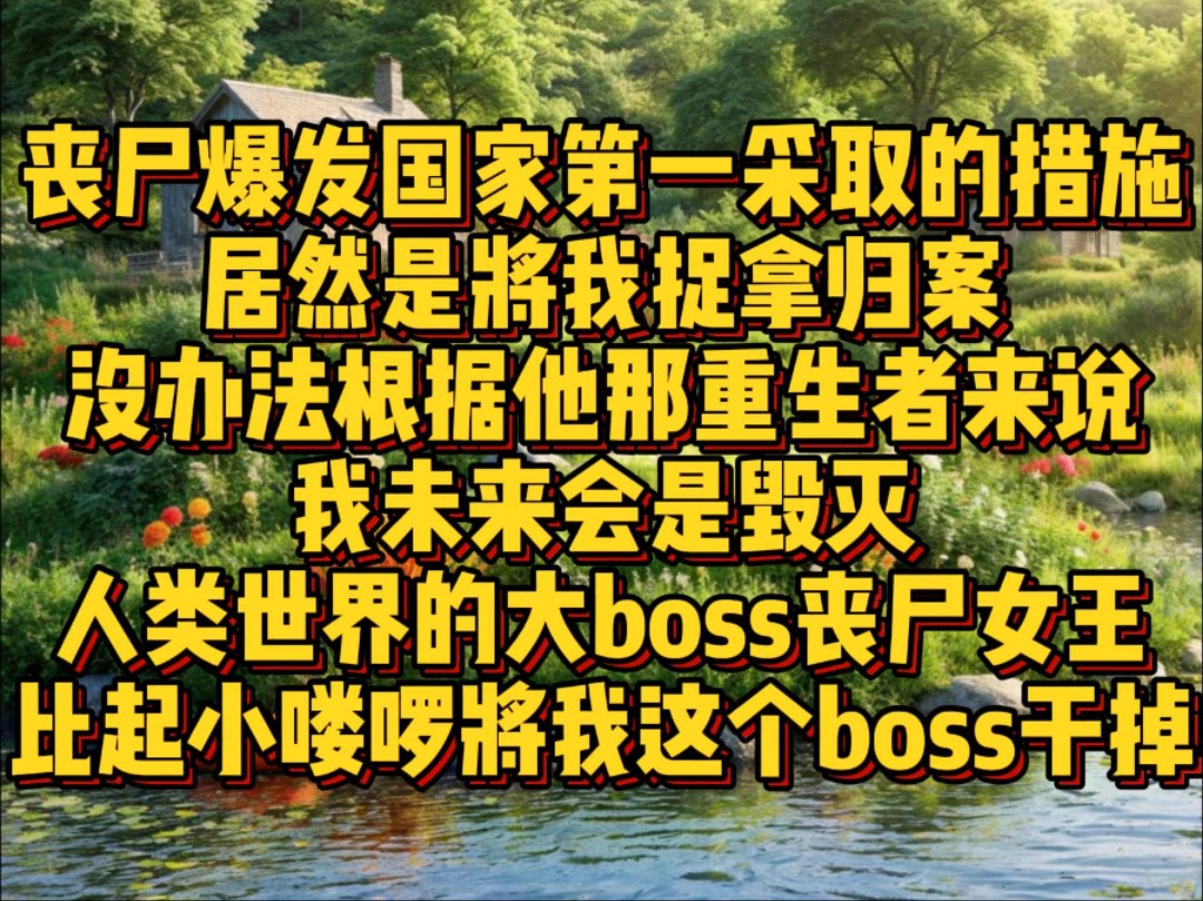 [图]丧尸爆发国家第一采取措施居然是将我捉拿归案，没办法根据重生者说我未来会是毁灭人类世界的大boss丧尸女王，比起小啰啰将我这个boss干掉……