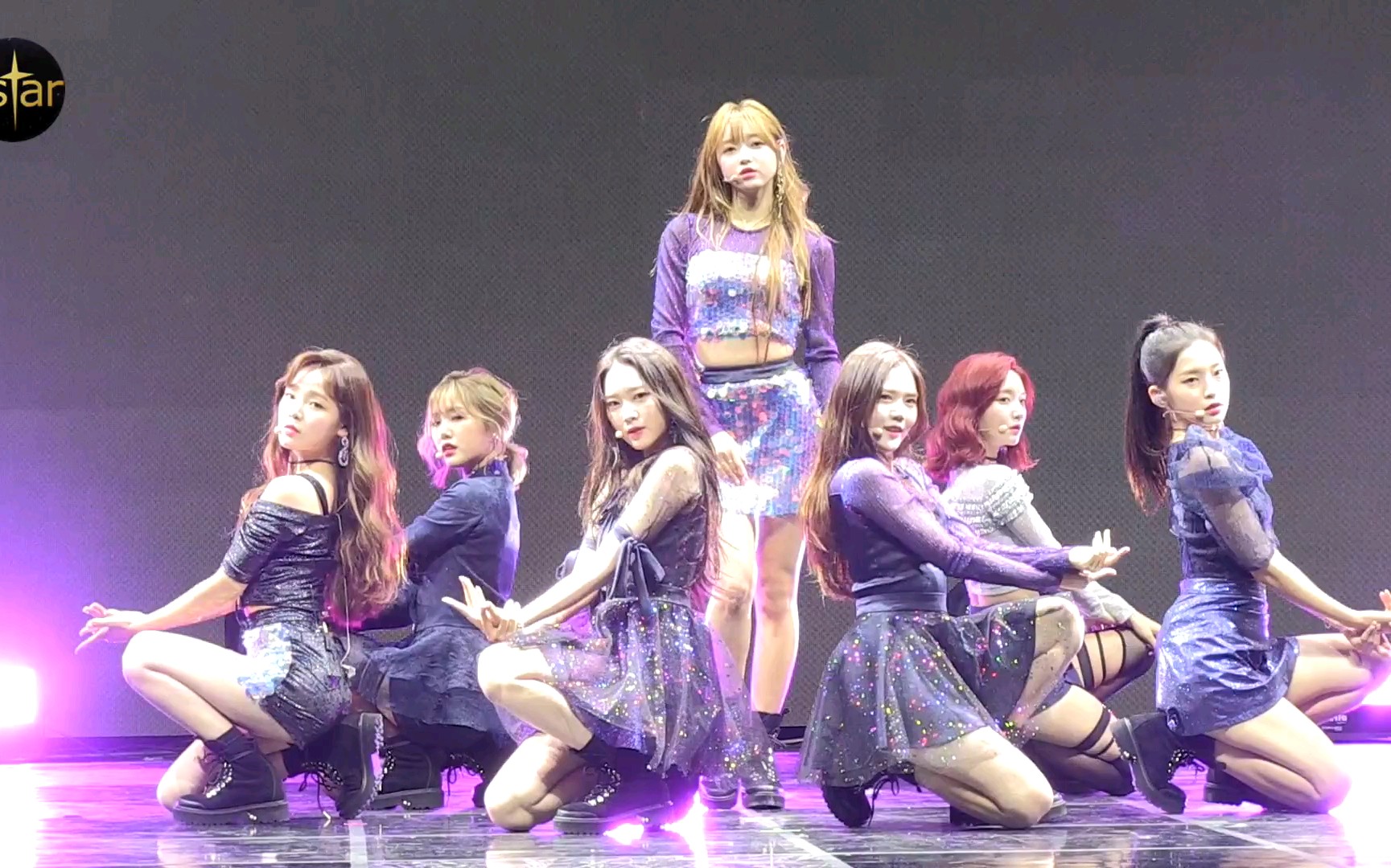 ohmygirl 噜妹 remember me showcase 回归舞台,vstar和tong tong