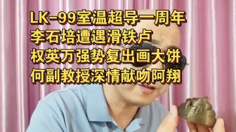 Download Video: LK-99室温超导一周年: 李石培遭遇滑铁卢，权英万强势复出画大饼，何副教授深情献吻阿翔