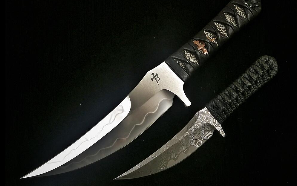 mt&borka设计款sbk匕首系列,剑标烧刃 剑标大