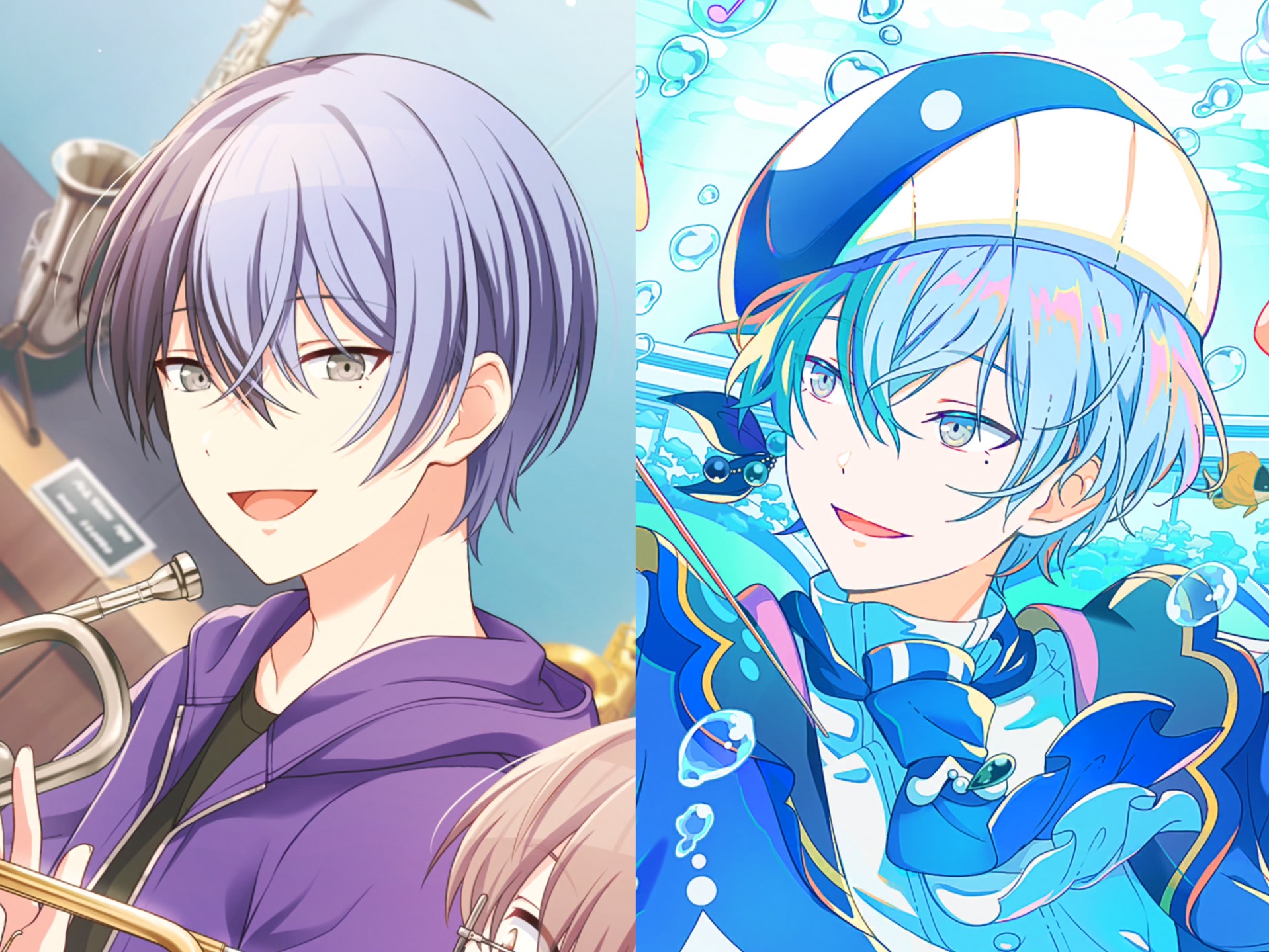 (前后篇中字)『让憧憬一同』青柳冬弥卡面剧情