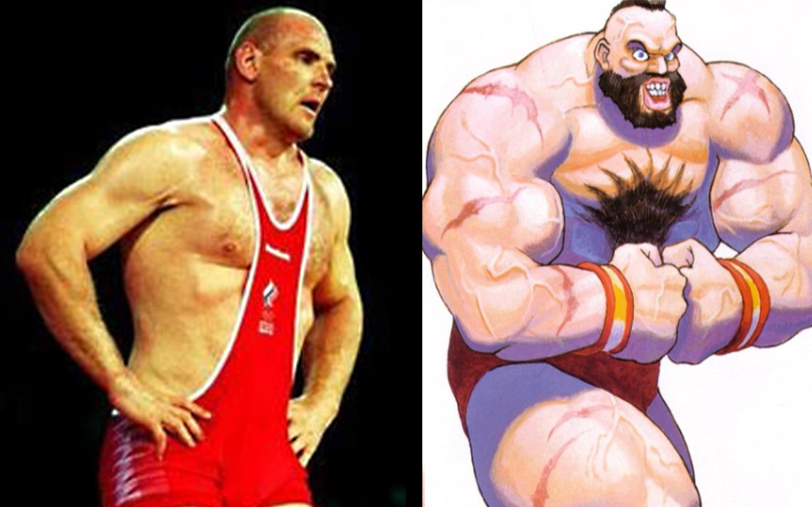 游戏人物志摔跤之神卡列林与街头霸王桑吉尔夫