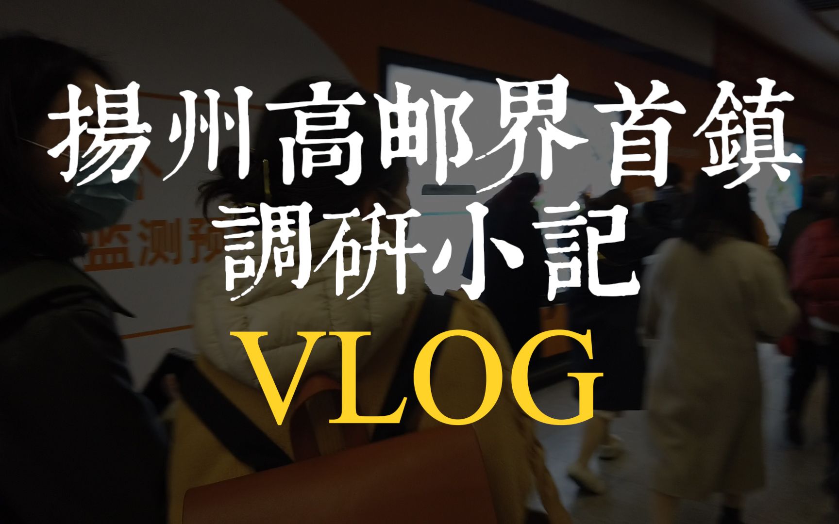 【青绘乡村集训营】扬州高邮界首镇调研小记vlog哔哩哔哩bilibili