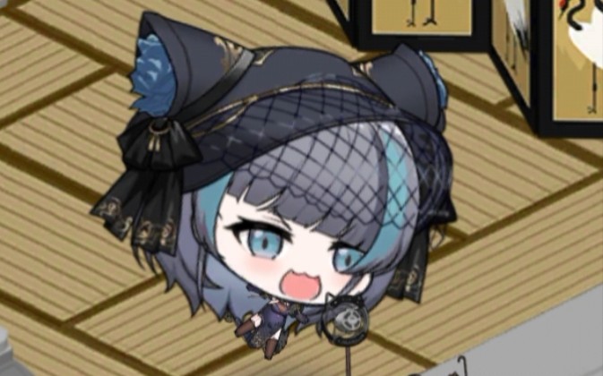 碧蓝航线猫猫怒吼柴郡现在可是东煌的淑女jpg