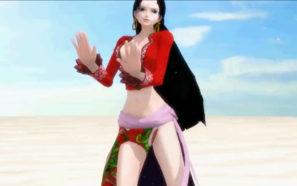 [图]MMD-蛇姬罗宾归我了，剩下的兄弟们分了吧! Step One Piece